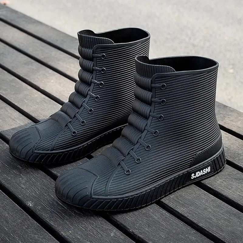 Women'S Fashion Gumboots - Çift yağmur çizmeleri moda kauçuk Gumboot