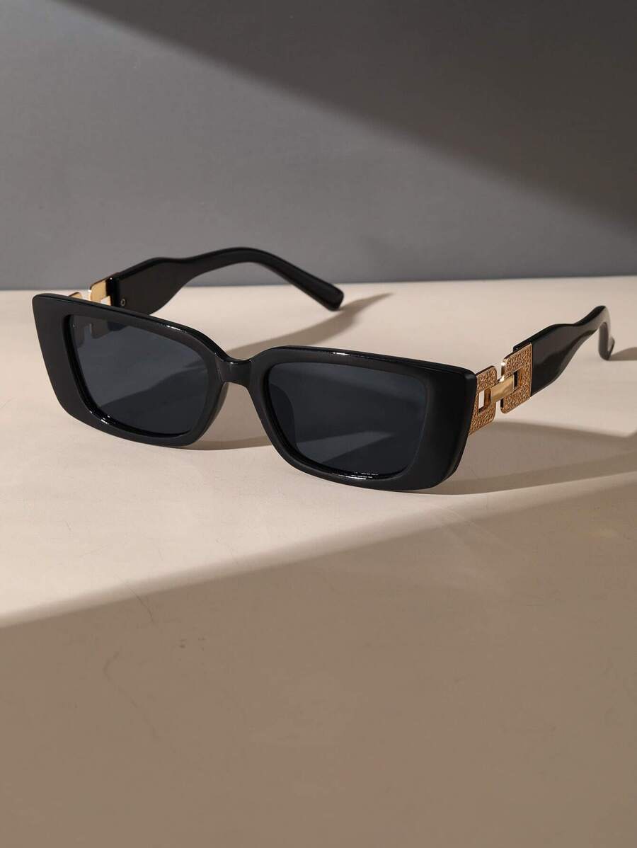 Women'S Fashion Eyeglass Frames - 1 çift Vintage Plastik Çerçeveli Geometrik
