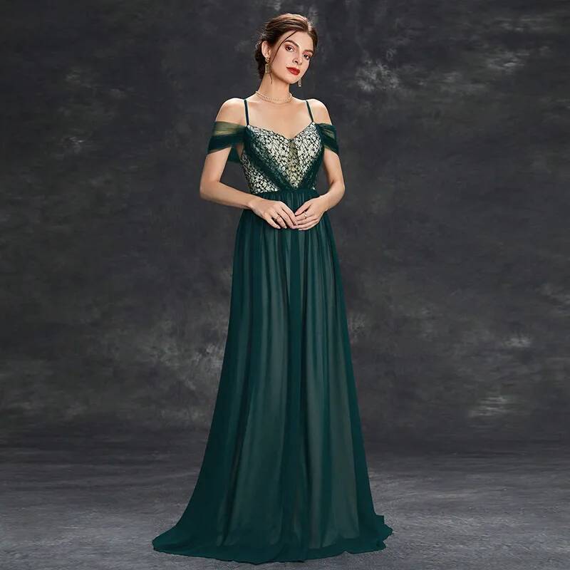 Women'S Fashion Dresses Images - Baharlık Yeni Abiye Uzun Stil Şık