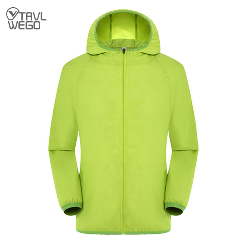 Women'S Fashion Rain Jacket - TRVLWEGO açık koşu kamp yürüyüş bisiklet