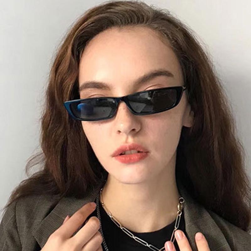 Women'S Fashion Eyeglass Frames - Küçük Dikdörtgen Güneş Gözlüğü Moda Kadın