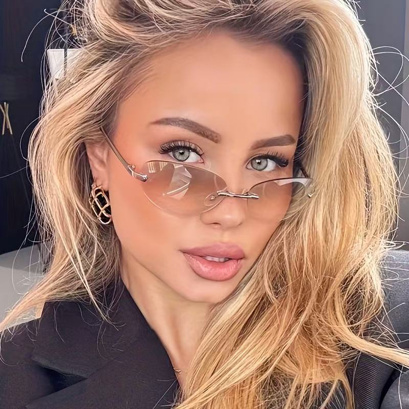 Çerçevesiz Oval Güneş Gözlüğü  - Women'S Fashion Eyeglass Frames incelemesi ve fiyatı